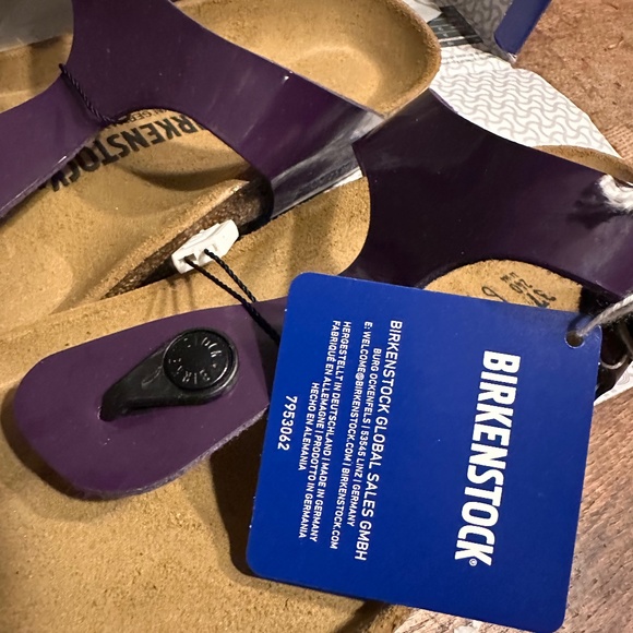 Birkenstock Gizeh Purple ("Plum") Sandal Size 37 HARD TO FIND! - Picture 6 of 9